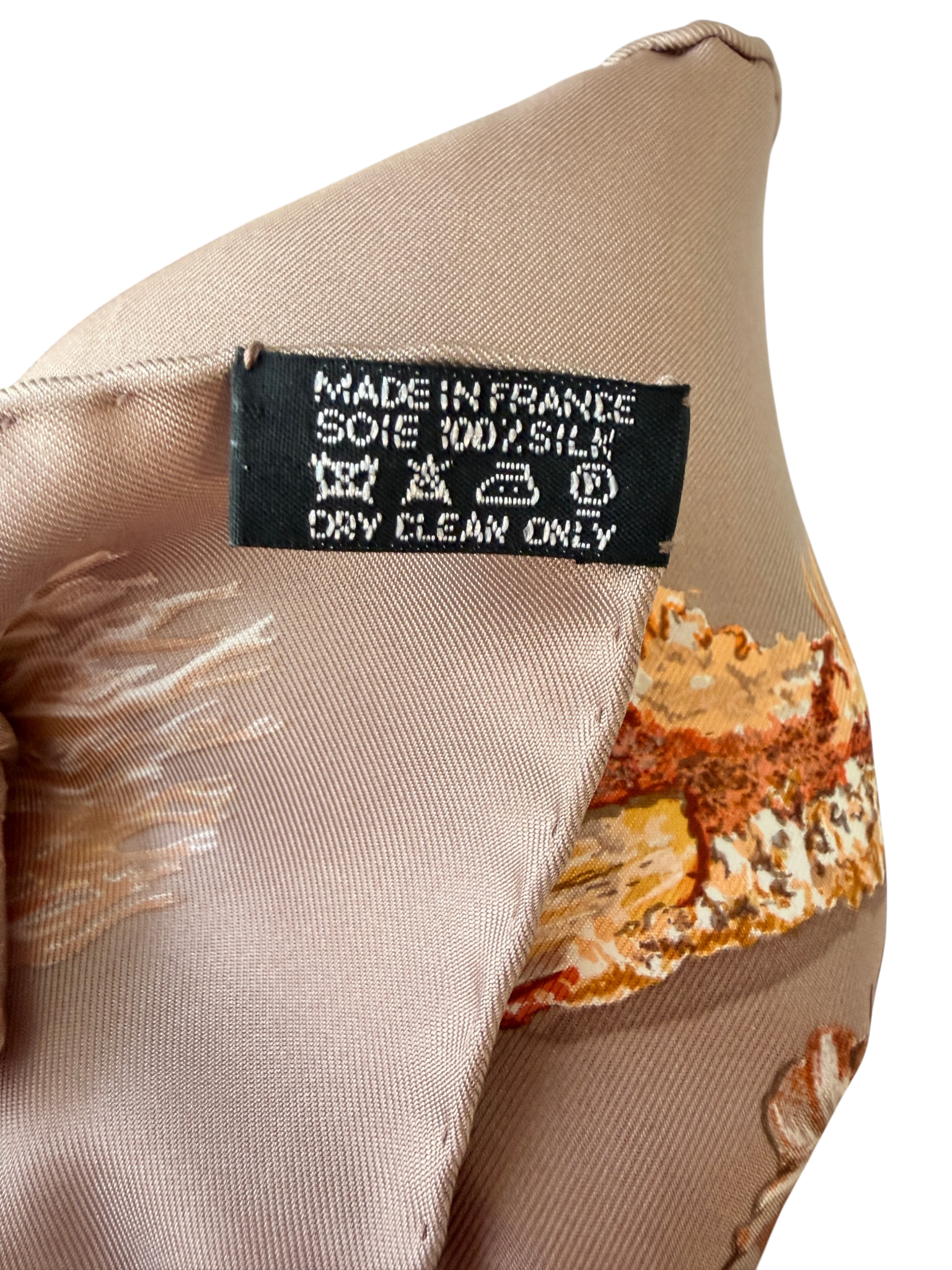 Hermès “Champignons” Silk Scarf
