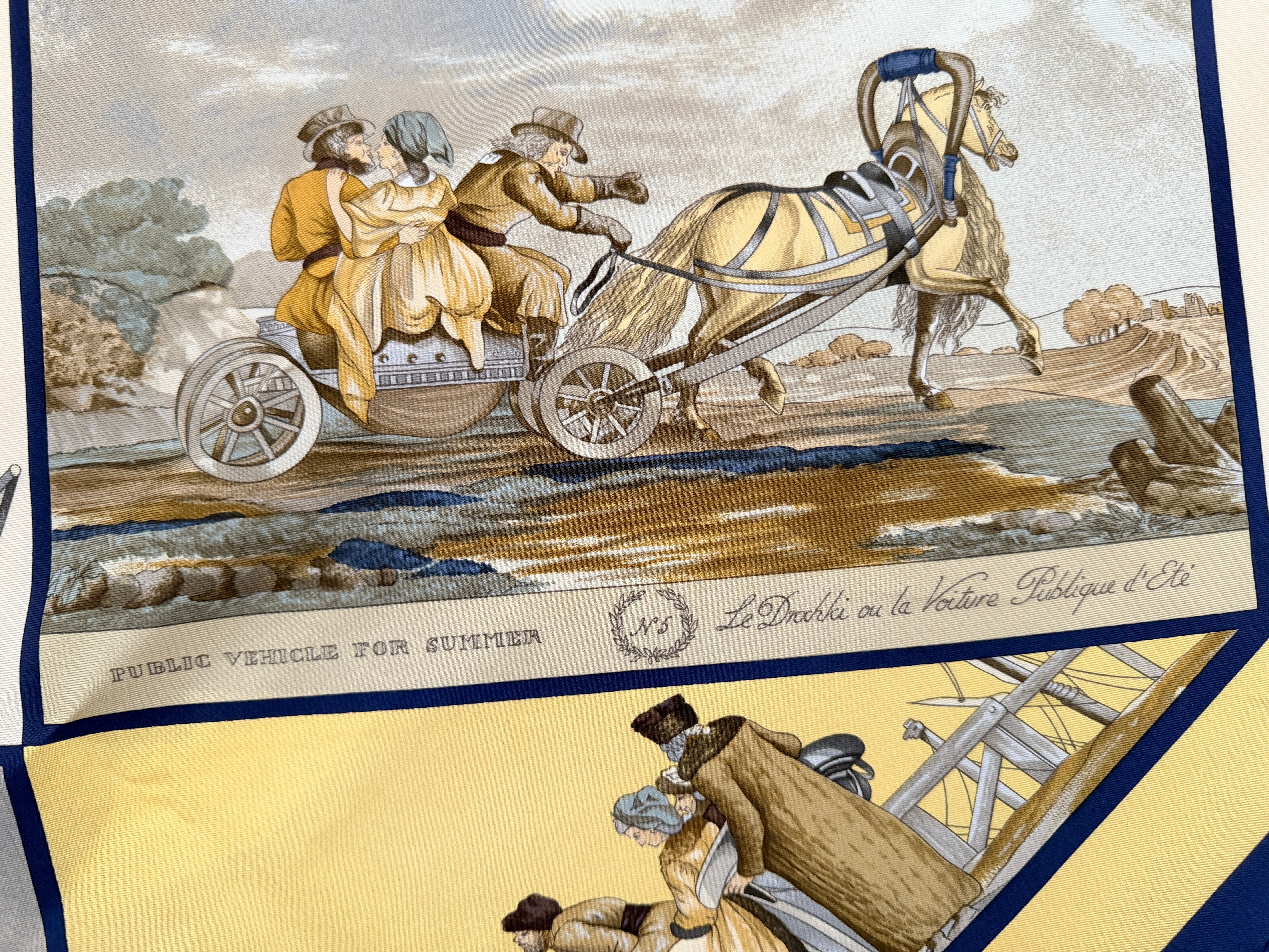 Hermès “Promenade en Russie” Silk Scarf by Loïc Dubigeon