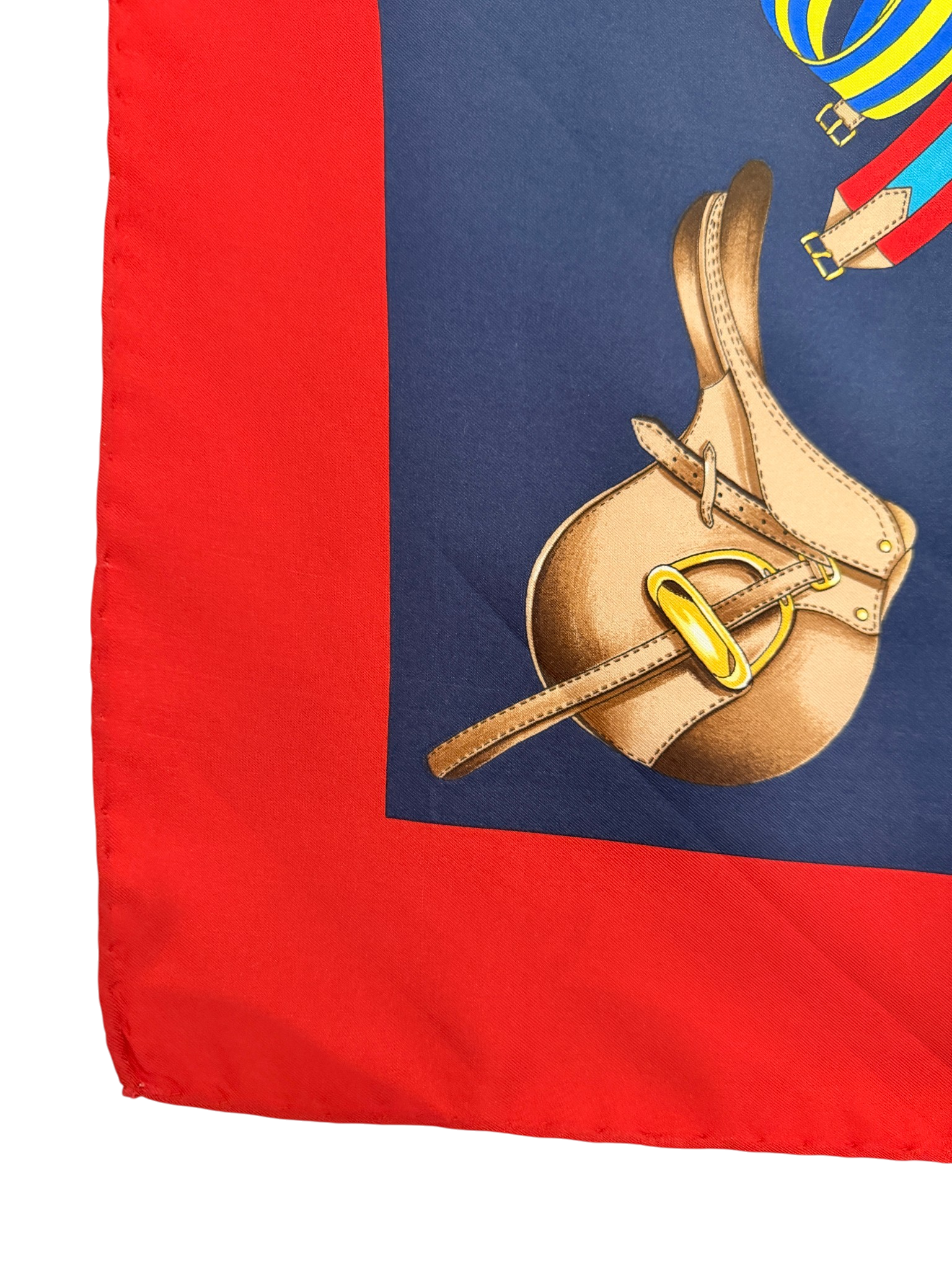 Gucci Equestrian Silk Scarf with Horse & Rider