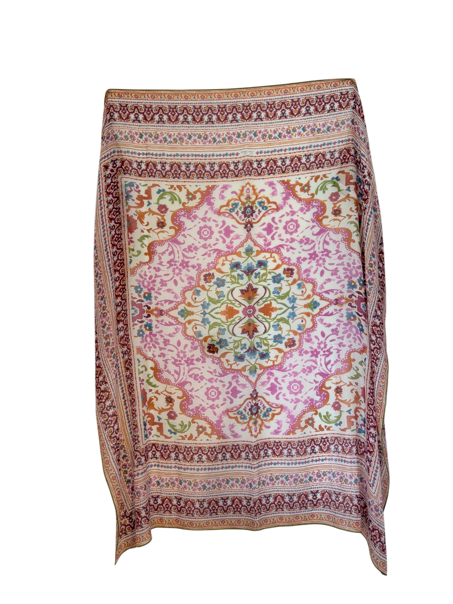 Loro Piana Cashmere/Silk Floral Shawl