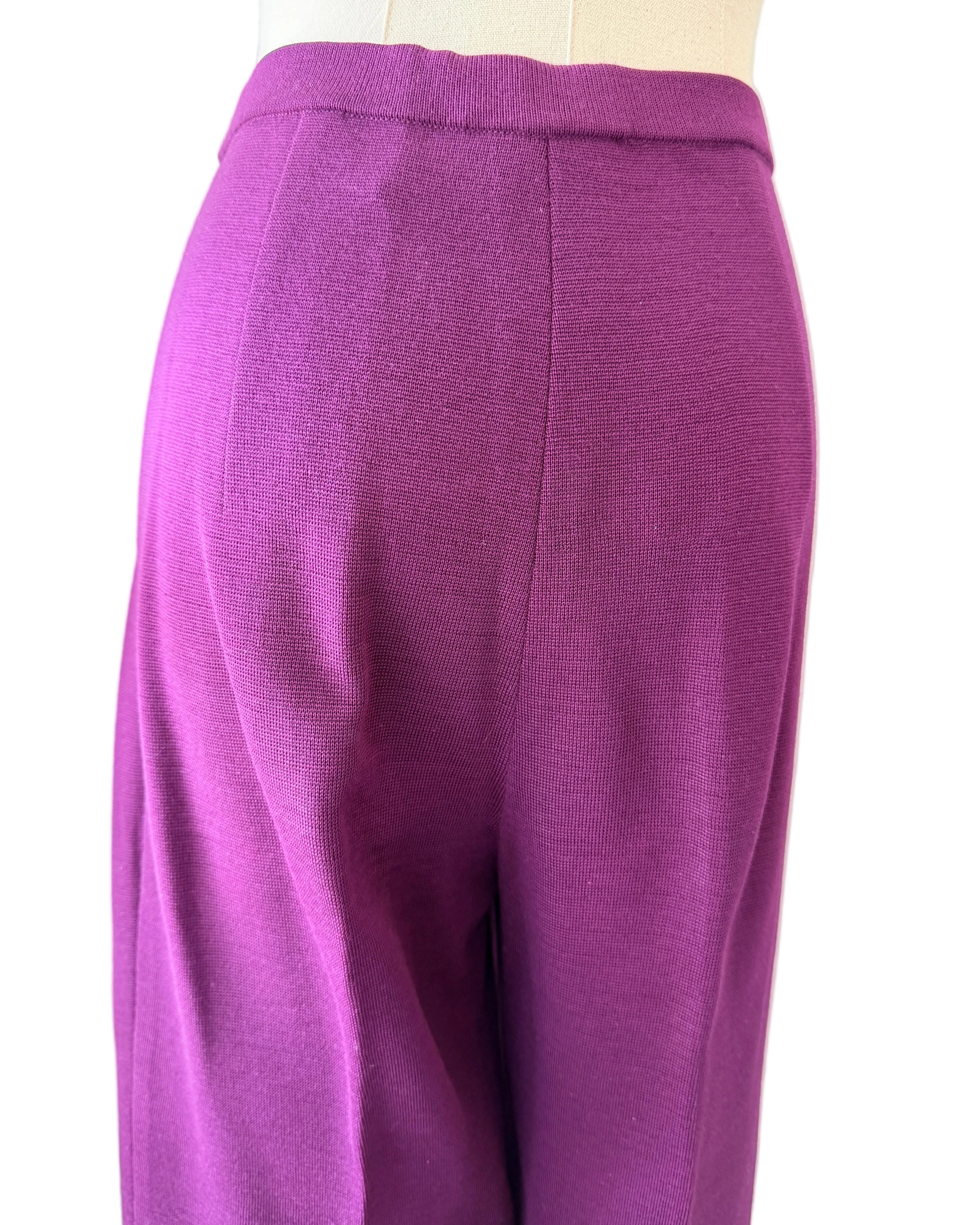 1960s Crown Royal Three-Piece Wool Pant Suit with Tank, Blazer & Pants