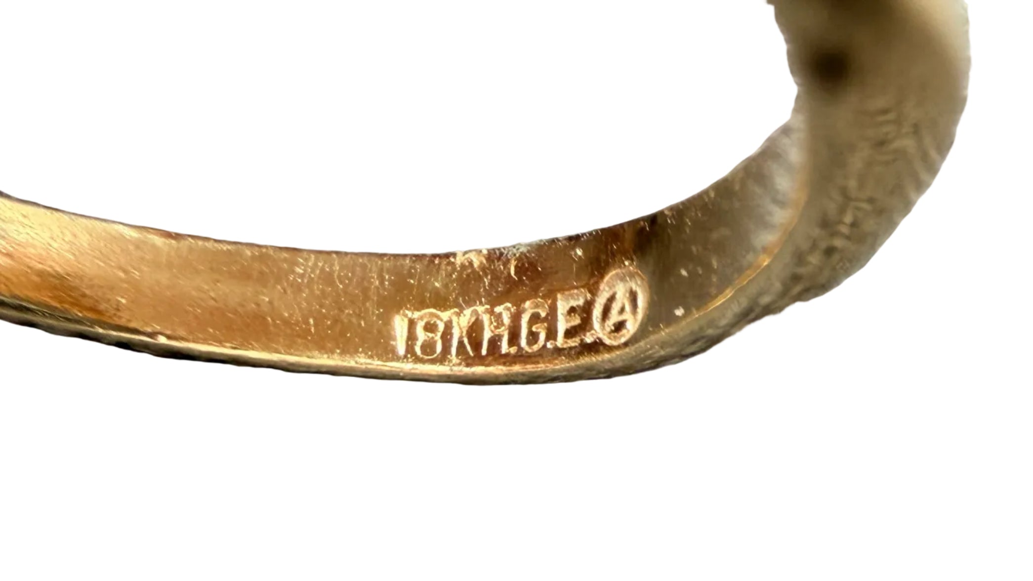 1980s 18K HGE Crystal Statement Ring